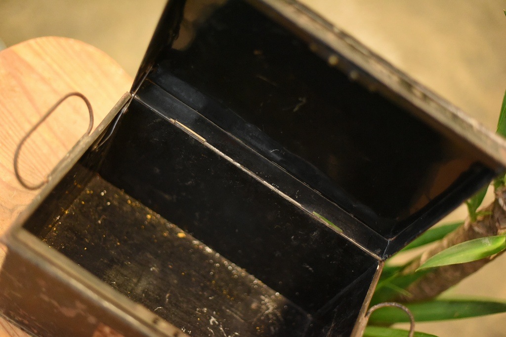 103801 ヴィンテージ アイアンボックス 箱 英国