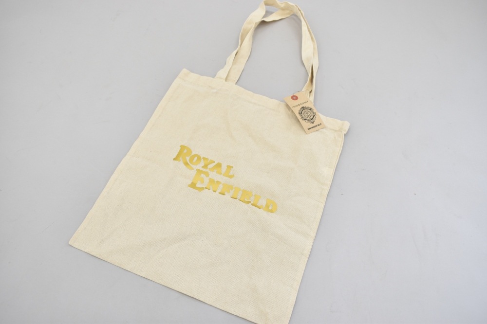 108523 「IMFAA Ltd.」 「ROYAL ENFIELD」 ロイヤルエンフィールド　トートバッグ MADE IN ENGLAND