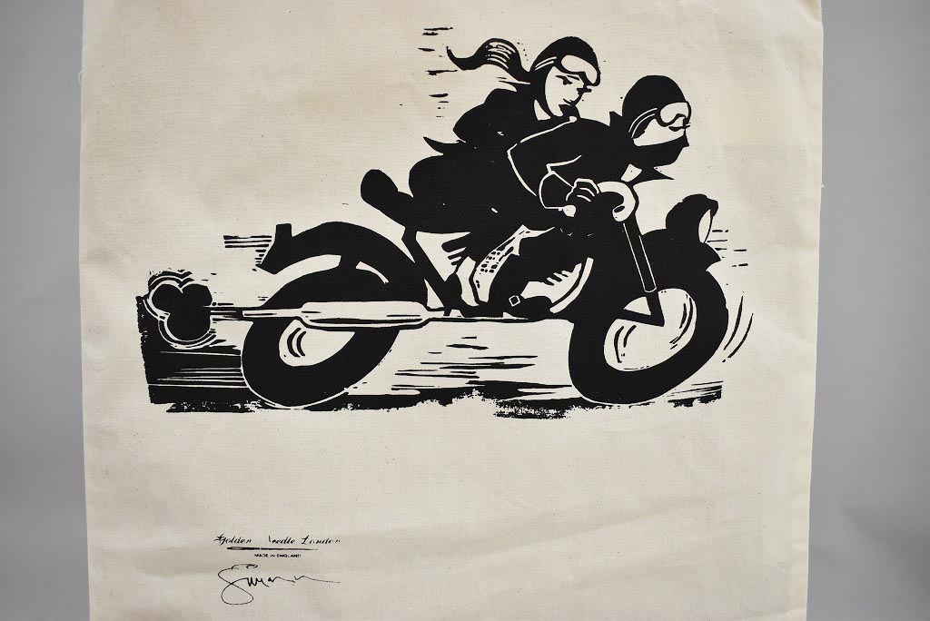 [PS] 「Just for kick」　PAUL SIMONON（THE CLASH)  トートバッグ/ホワイト