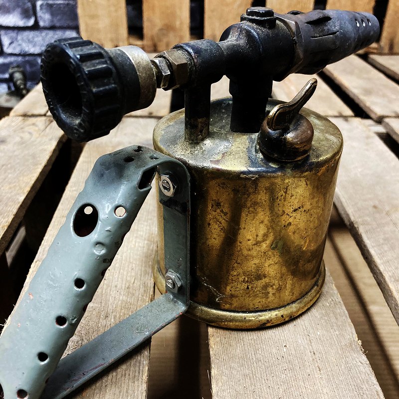 106035 MADE IN BRITISH ブラス トーチ バーナー ブロートーチ コンロ キャンプ 真鍮