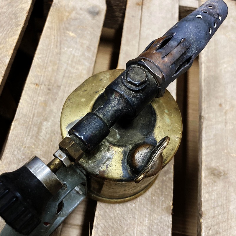 106035 MADE IN BRITISH ブラス トーチ バーナー ブロートーチ コンロ キャンプ 真鍮