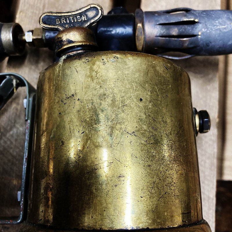 106035 MADE IN BRITISH ブラス トーチ バーナー ブロートーチ コンロ キャンプ 真鍮