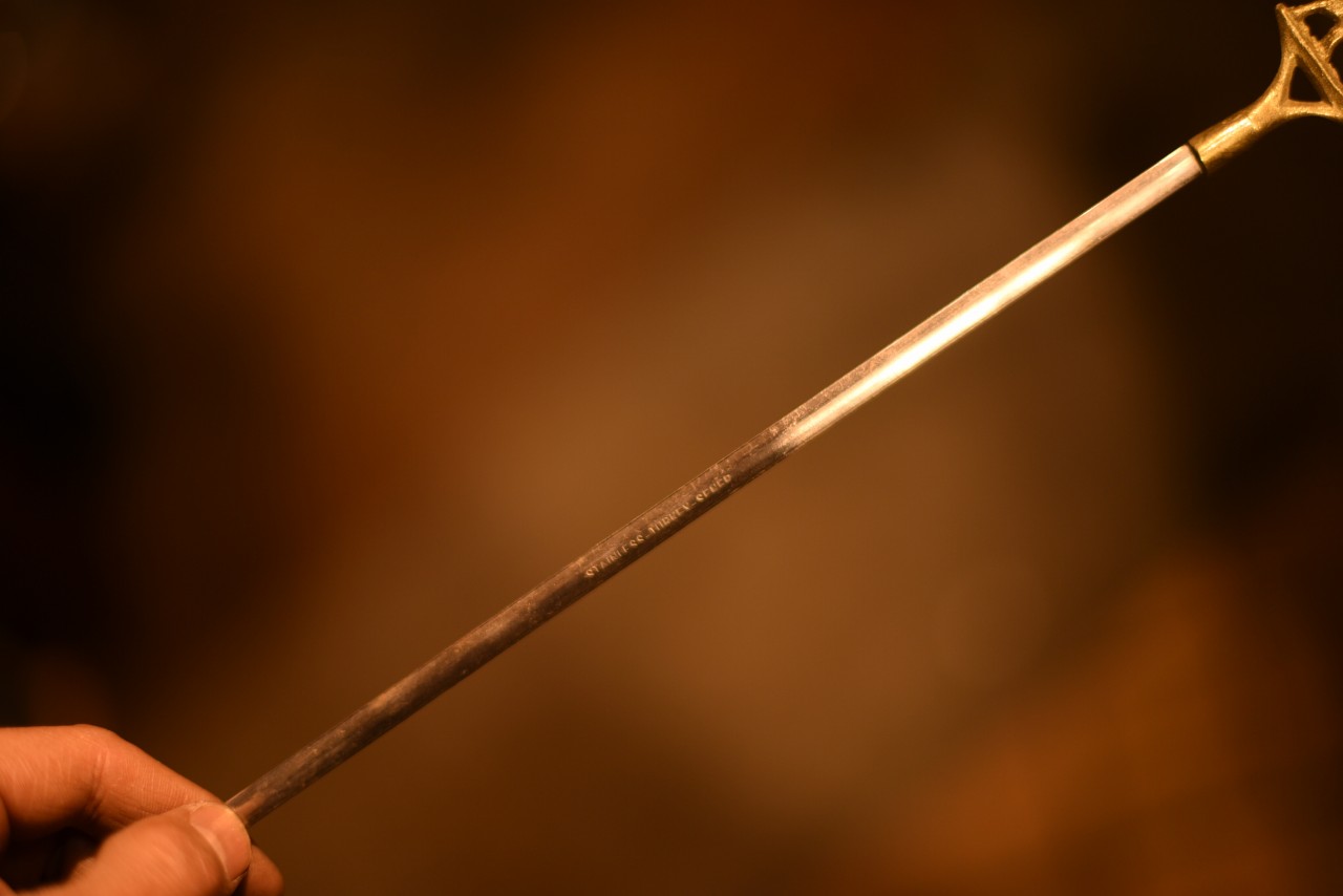 101606 真鍮　ブラスとステンレスのスキュア　英国 