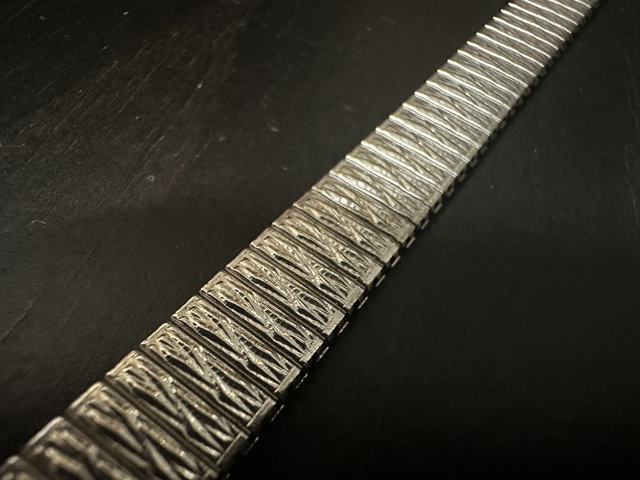 108175 Bambi 腕時計ベルト 18mm 銀メッキ 銀色 