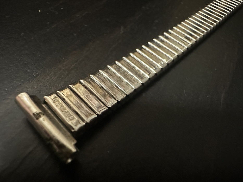 108175 Bambi 腕時計ベルト 18mm 銀メッキ 銀色 