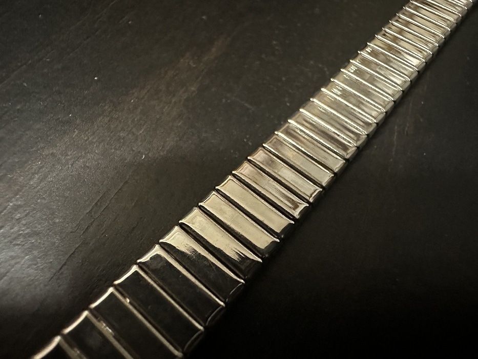 108175 Bambi 腕時計ベルト 18mm 銀メッキ 銀色 