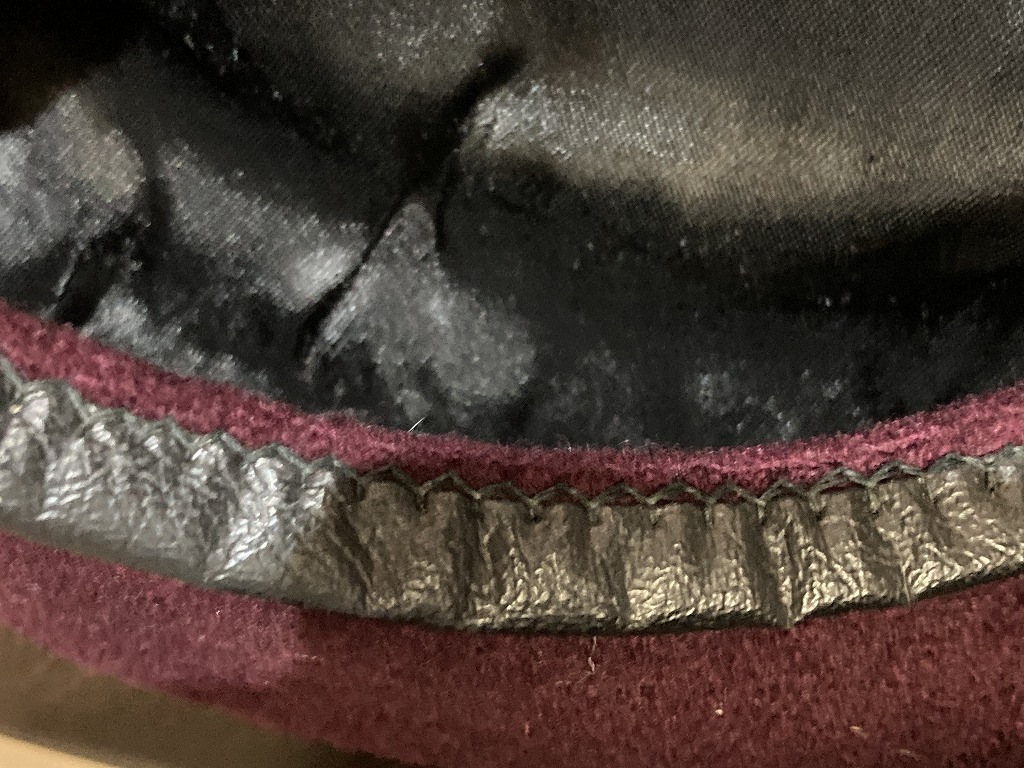 108268 ヴィンテージ ベレー 「GOLDEN GATE HAT Co. LOSANGELS」100%WOOL