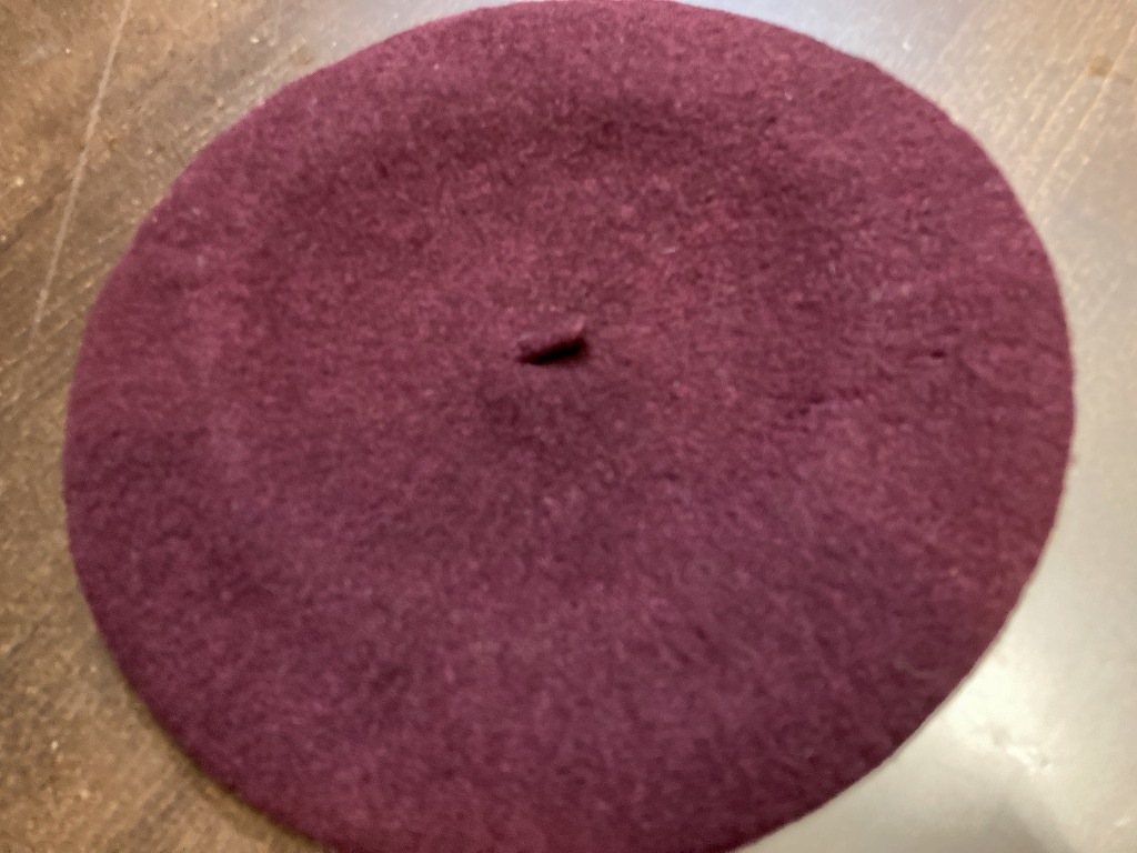 108268 ヴィンテージ ベレー 「GOLDEN GATE HAT Co. LOSANGELS」100%WOOL