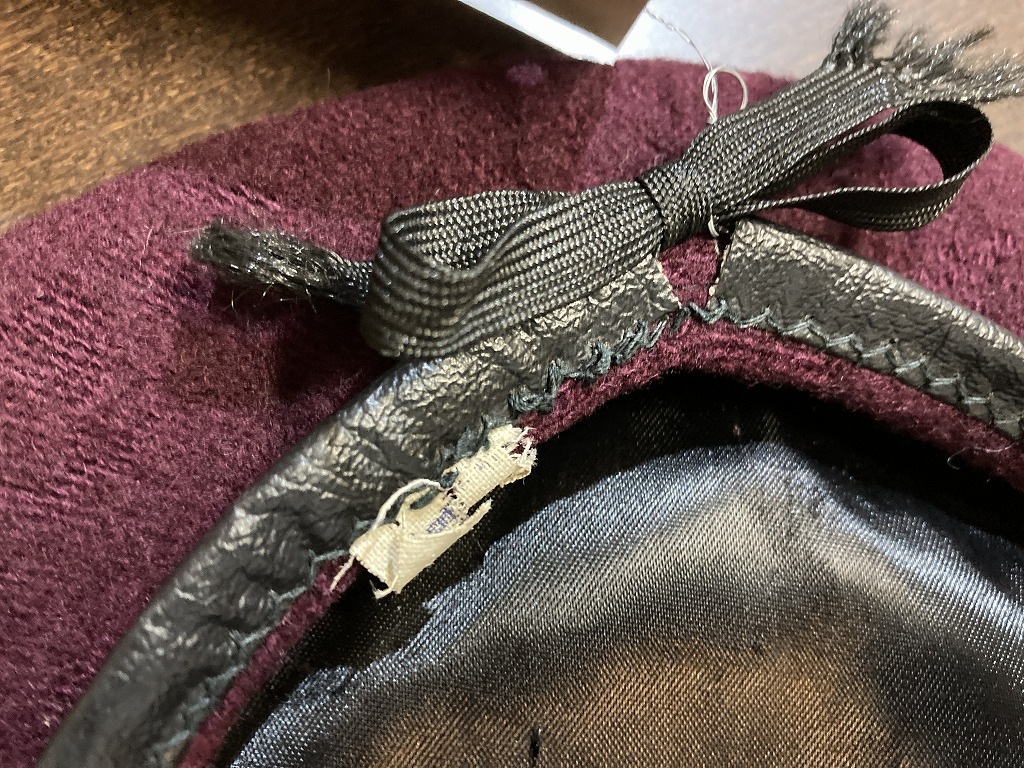 108268 ヴィンテージ ベレー 「GOLDEN GATE HAT Co. LOSANGELS」100%WOOL