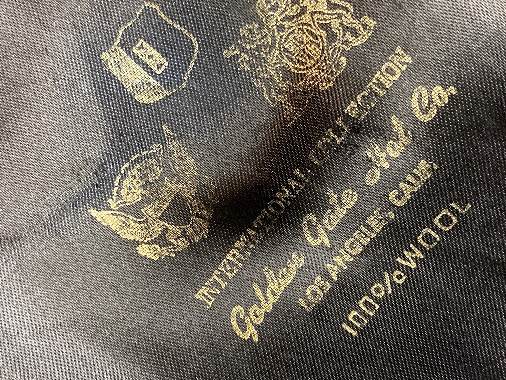 108268 ヴィンテージ ベレー 「GOLDEN GATE HAT Co. LOSANGELS」100%WOOL