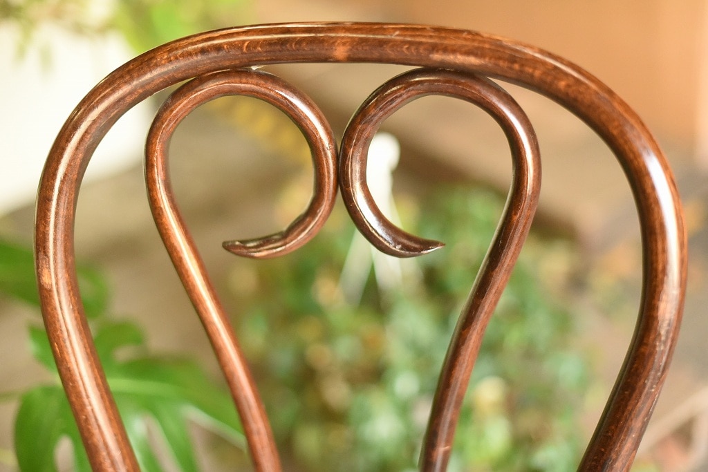 104618 No.16 311016 背もたれ破損 クッションシート付属 USED TON CHAIR 中古 破損あり