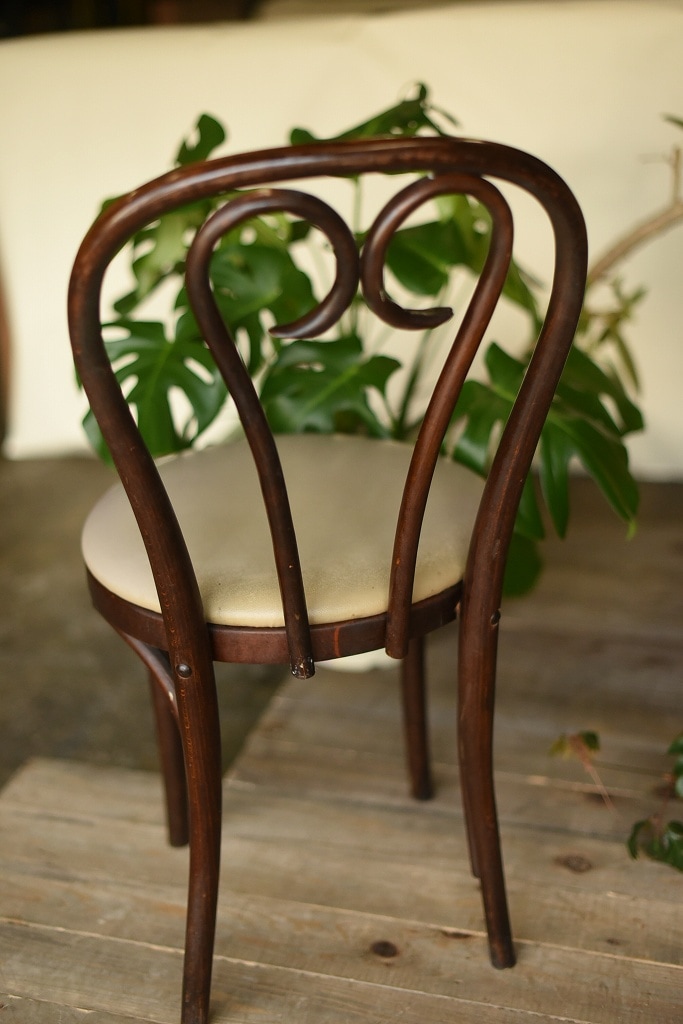 104618 No.16 311016 背もたれ破損 クッションシート付属 USED TON CHAIR 中古 破損あり