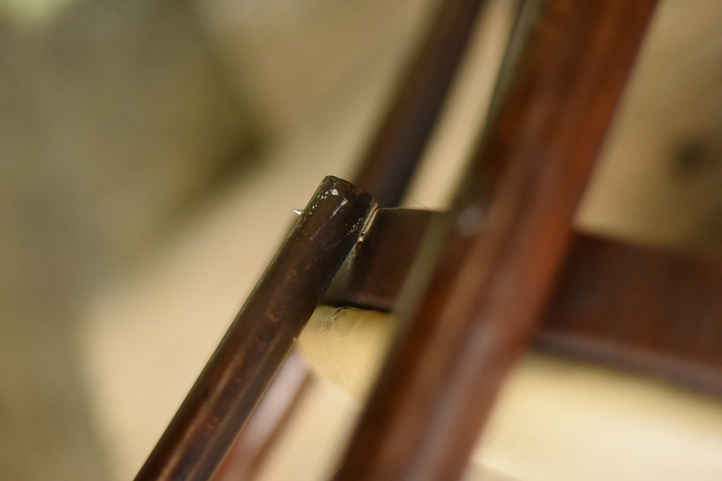 104618 No.16 311016 背もたれ破損 クッションシート付属 USED TON CHAIR 中古 破損あり