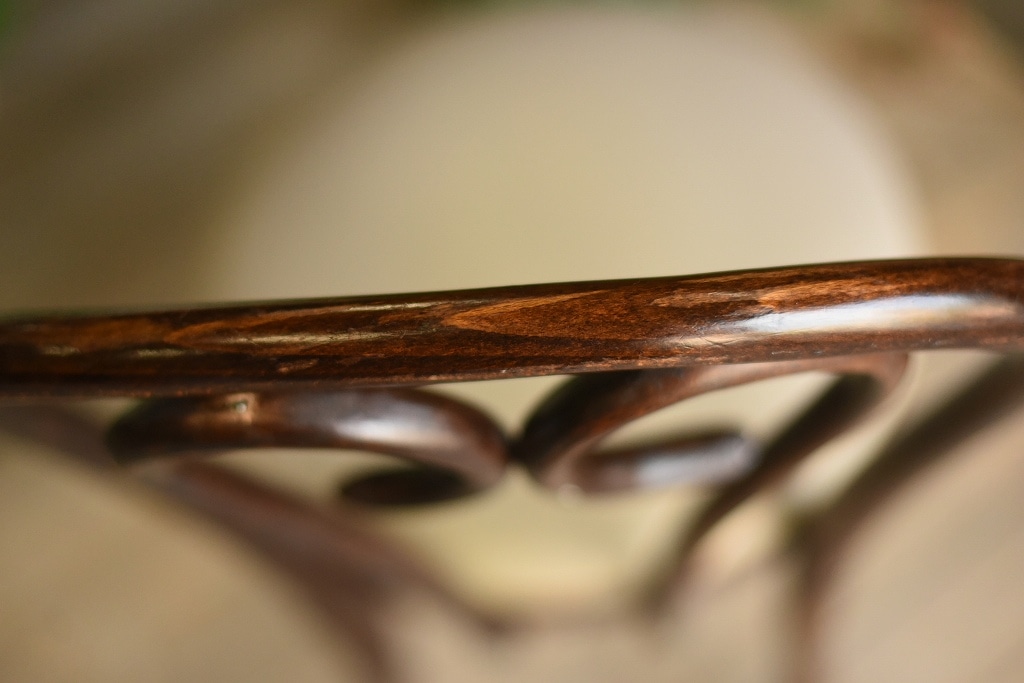 104618 No.16 311016 背もたれ破損 クッションシート付属 USED TON CHAIR 中古 破損あり