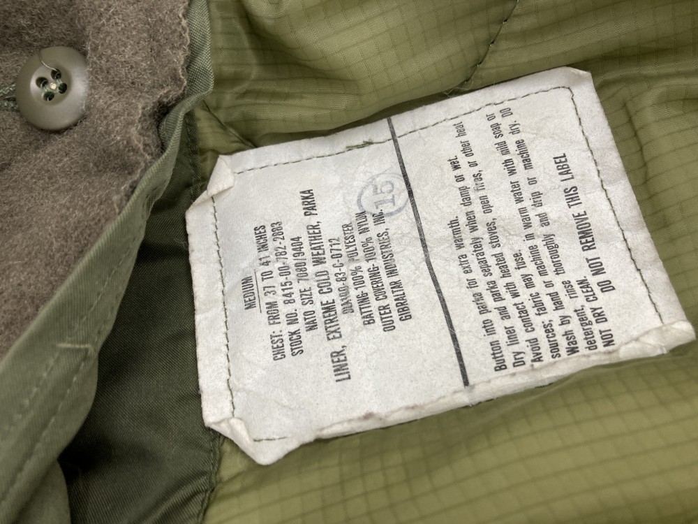 109269 [TF]  VINTAGE 65s US ARMY「M65 FISHTAIL PARKA」FULL SET フィッシュテールパーカー ヴィンテージ モッズコート