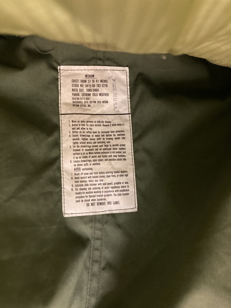 109269 [TF]  VINTAGE 65s US ARMY「M65 FISHTAIL PARKA」FULL SET フィッシュテールパーカー ヴィンテージ モッズコート