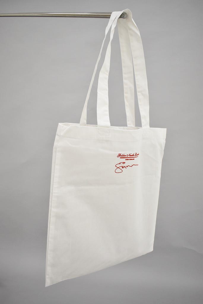 [PS] White×RED PAUL SIMONON（THE CLASH) the royalexchange japan Golden Needle London と Paul Simonon コラボトート