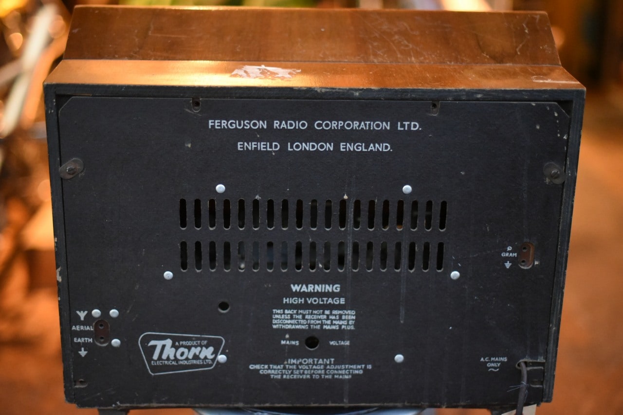 101262 ヴィンテージ　FERGUSON ラジオ　MADE IN ENGLAND 英国　