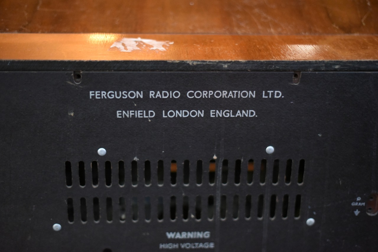 101262 ヴィンテージ　FERGUSON ラジオ　MADE IN ENGLAND 英国　