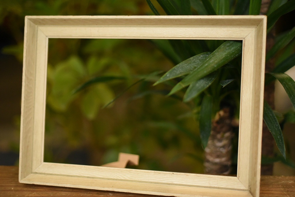 103618 ヴィンテージ　ウッドフレーム 額縁
