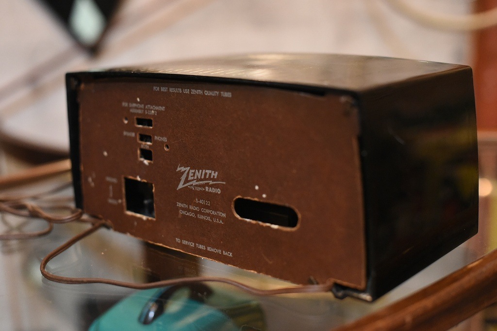 R0041 レンタル ヴィンテージ ラジオ 「ZENITH Electronics U.S.A. No.S-40122」