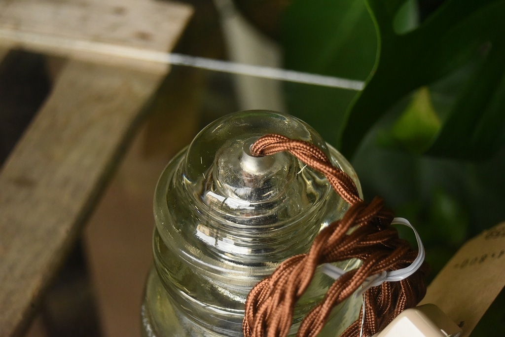 104759 インダストリアル ガラスインシュレーター ランプ 照明 USA 碍子 i005C