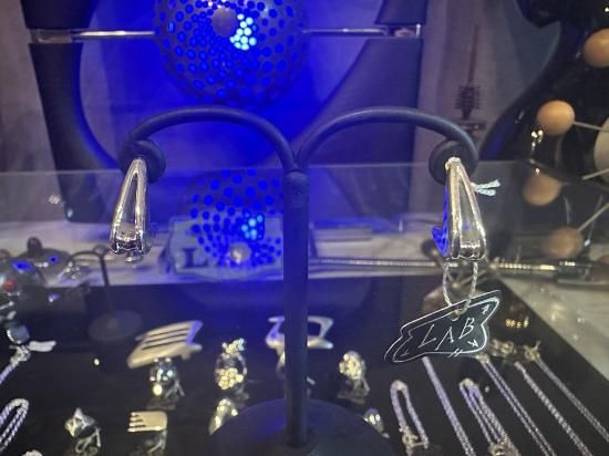 SL-80 「SPACE LAB」 シルバースタッドピアス 10%ポイントバック