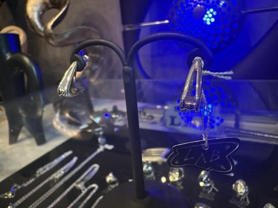 SL-80 「SPACE LAB」 シルバースタッドピアス 10%ポイントバック