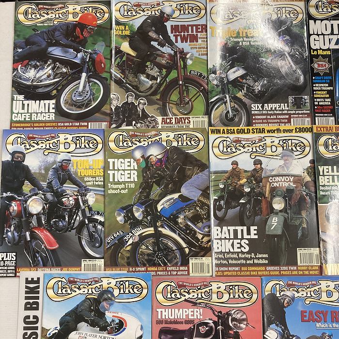 B2942　1994　11冊セット　「CLASSIC BIKE」　クラシックバイク　英国旧車雑誌