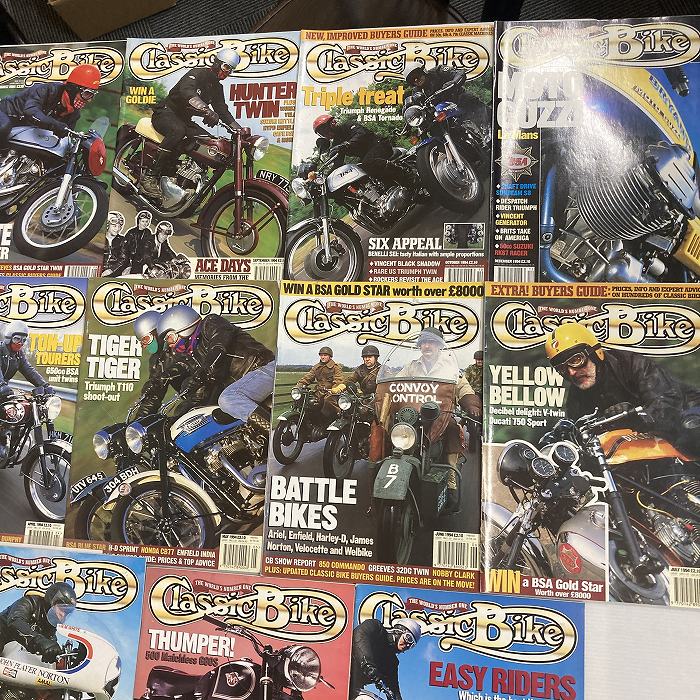 B2942　1994　11冊セット　「CLASSIC BIKE」　クラシックバイク　英国旧車雑誌