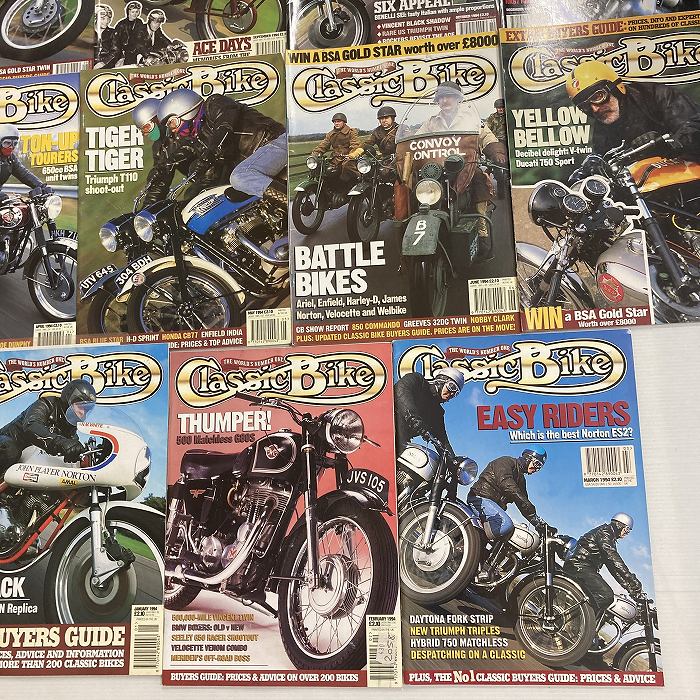 B2942　1994　11冊セット　「CLASSIC BIKE」　クラシックバイク　英国旧車雑誌