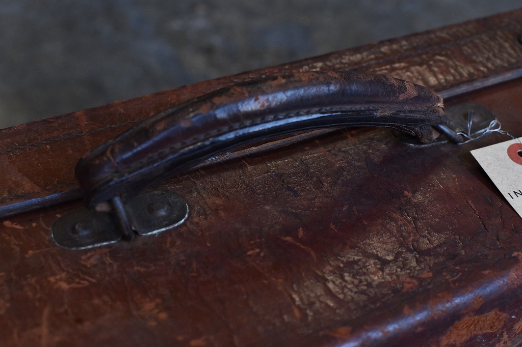 106705 ヴィンテージ　レザー　トランクケース　皮革製　 英国製