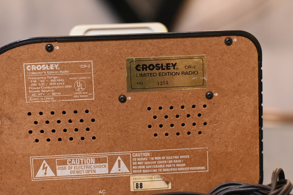 R0042 レンタル ヴィンテージ ラジオ 「CROSLEY CR-2 No.1255」