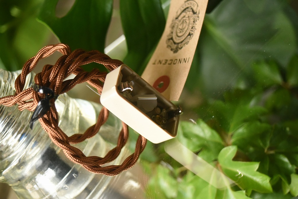 104758 インダストリアル　ガラスインシュレーター　ランプ　照明　USA　　碍子　i005C