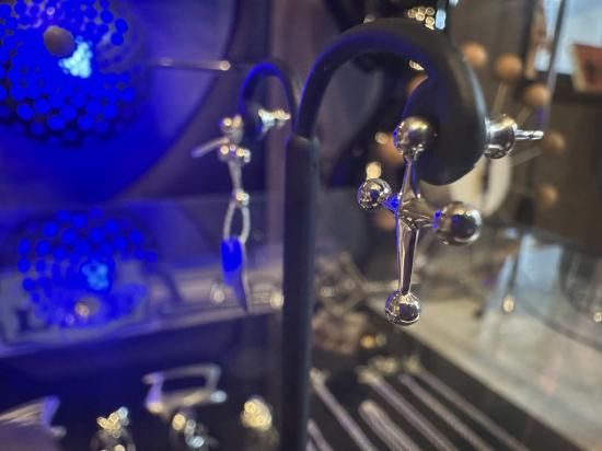 SL-110 「SPACE LAB」 シルバースタッドピアス 10%ポイントバック