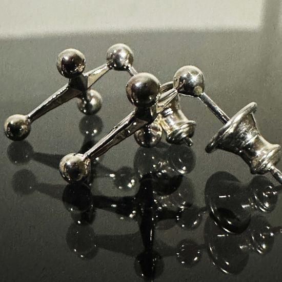 SL-110 「SPACE LAB」 シルバースタッドピアス 10%ポイントバック