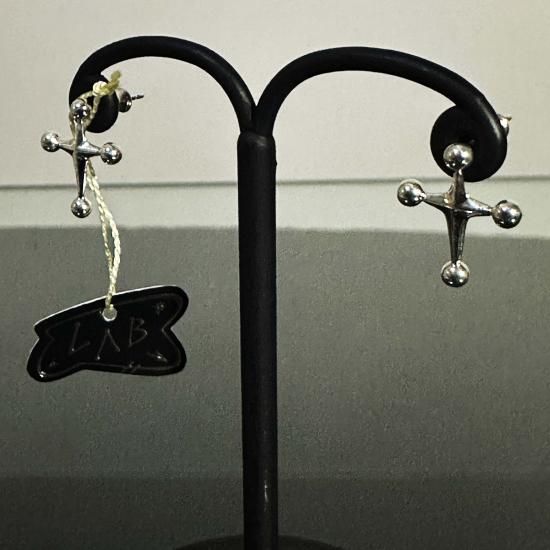 SL-110 「SPACE LAB」 シルバースタッドピアス 10%ポイントバック