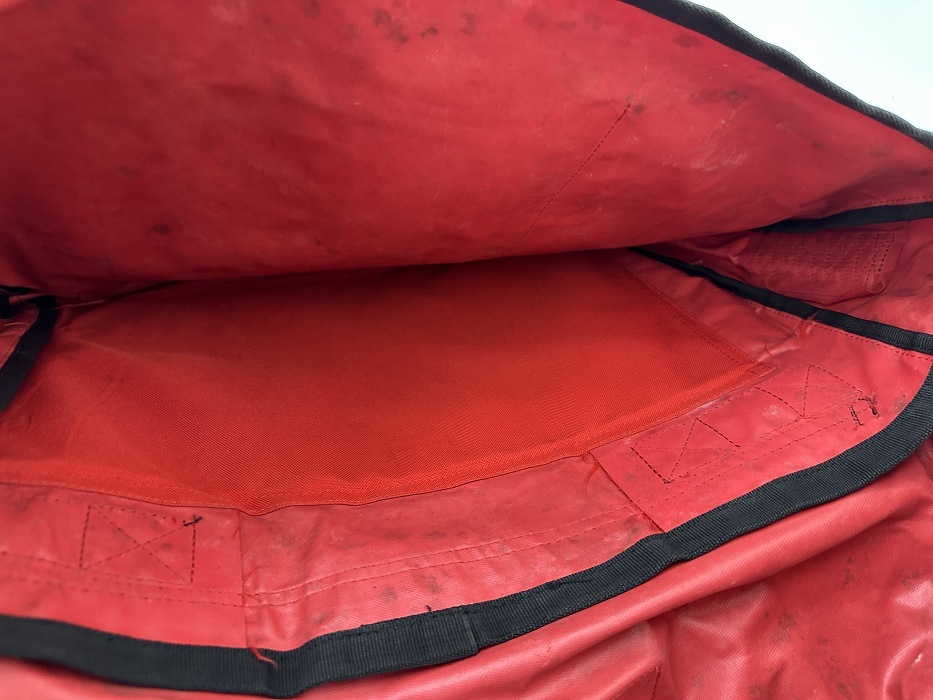 107554 コンディションA ヴィンテージ　英国 「ROYAL MAIL」　ロイヤルメール メッセンジャーバッグ　ホワイトリフレクター