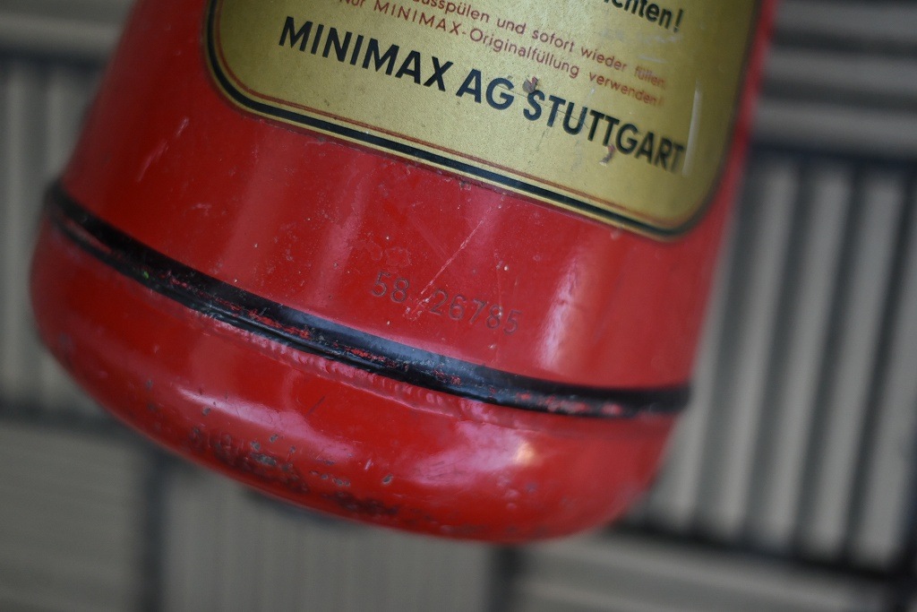 1111 ヴィンテージ 「MINIMAX TYPE MS-10」 消火器 FIRE EXTINGUISHER