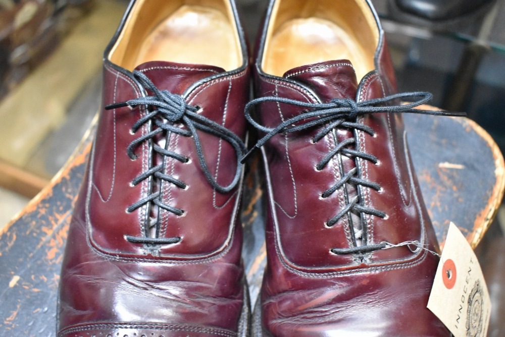 109918    内羽根 レザーシューズ  「Johnston & Murphy Aristo craft」オックスフォード 9