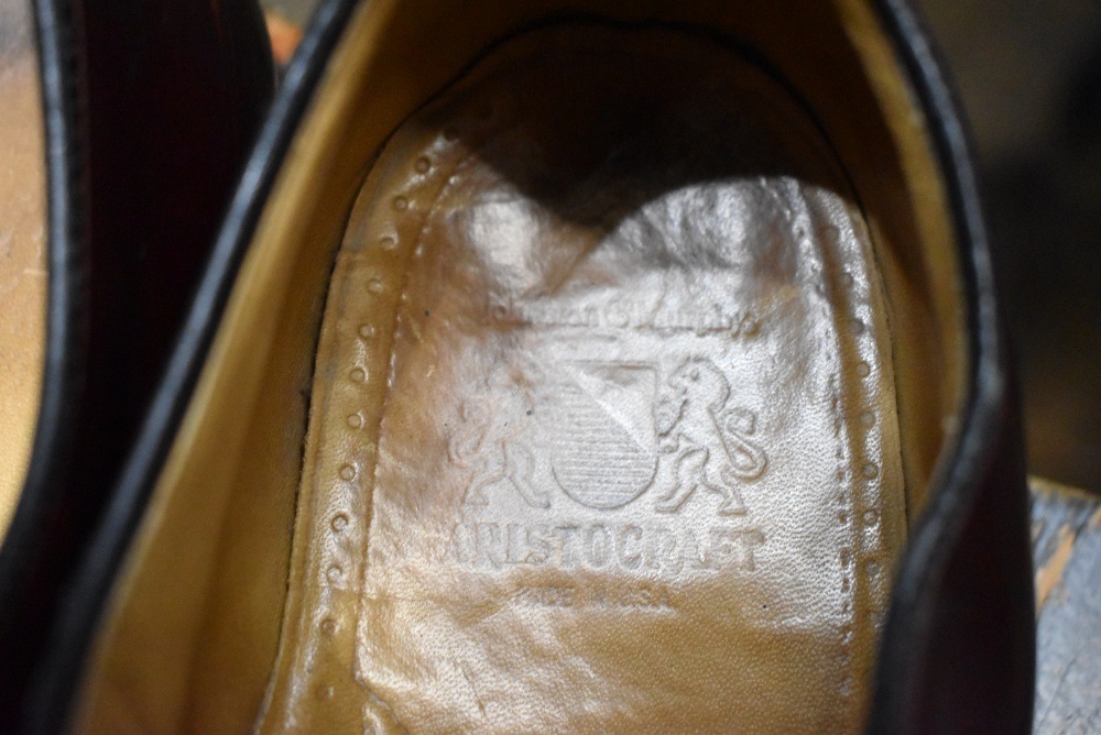 109918    内羽根 レザーシューズ  「Johnston & Murphy Aristo craft」オックスフォード 9