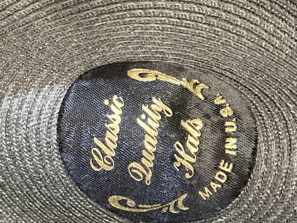 108257 ヴィンテージ ハット 「CLASSIC QUALITY HATS」MADE IN USA