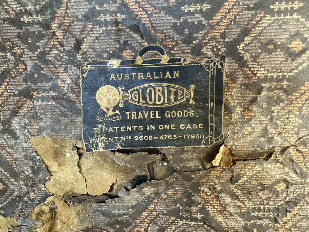 108376  ヴィンテージ  「AUSTRALIAN GLOBITE」　 トランクケース  鞄　