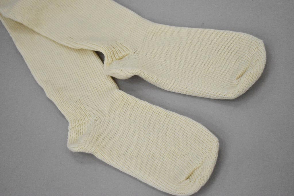 英国 「GOLDTOP」「80% Wool Seaboot Socks」 ウール80% シーブーツソックス COLOR：WHITE