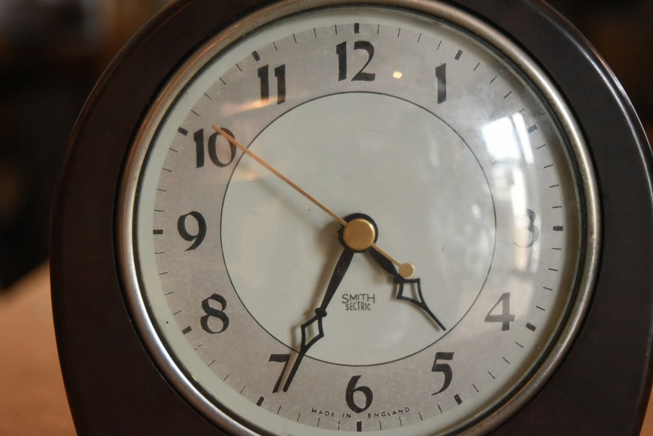 SMITH SECTRIC CLOCK ENGLAND スミスの置き時計 SMITH SECTRIC CLOCK ENGLAND スミスの置き時計