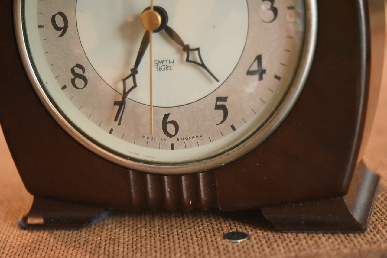 102412 英国製 置き時計 SMITHS SECTRIC スミス MADE in ENGLAND