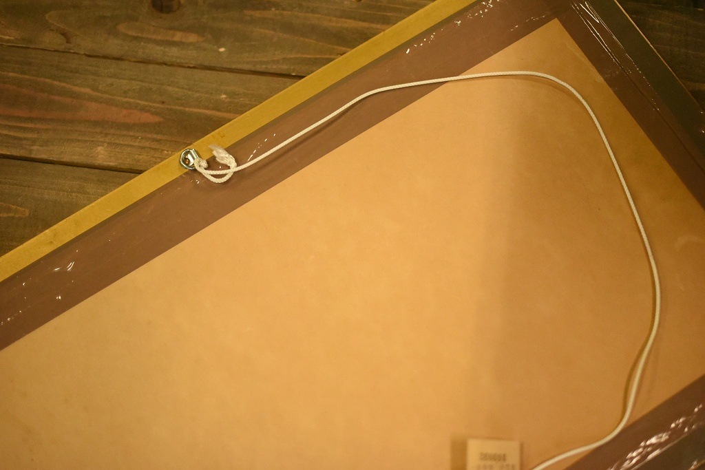 103932 ヴィンテージ　「BOOTS」　大型　ゴールド　レリーフ　ミラー