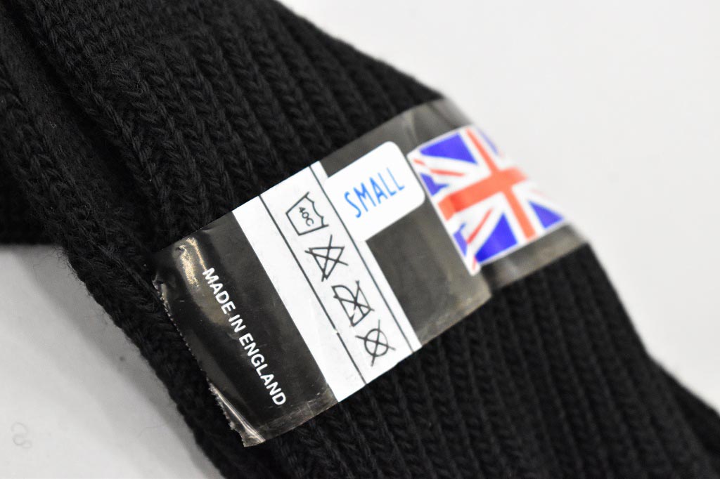 英国 「GOLDTOP」「80% Wool Seaboot Socks」 ウール80% シーブーツソックス COLOR：BLACK