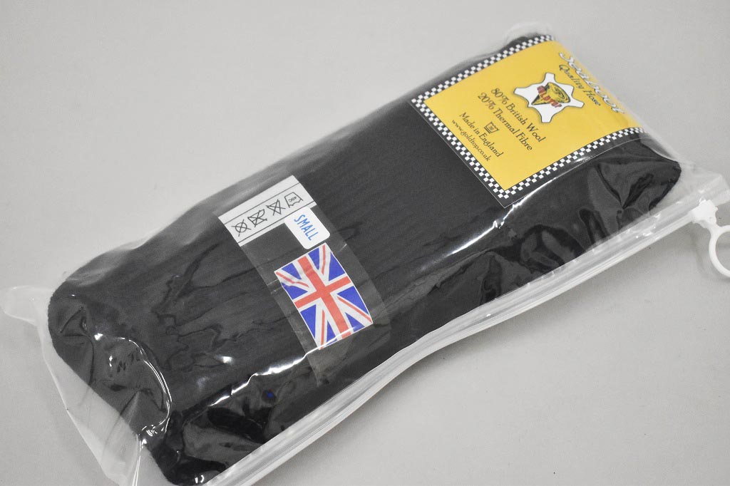 英国 「GOLDTOP」「80% Wool Seaboot Socks」 ウール80% シーブーツソックス COLOR：BLACK