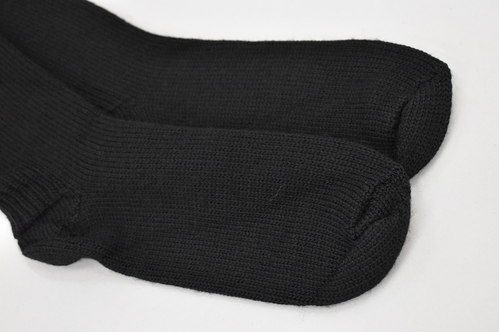 英国 「GOLDTOP」「80% Wool Seaboot Socks」 ウール80% シーブーツソックス COLOR：BLACK